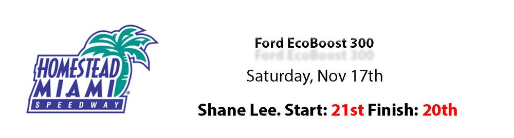 Shane Lee at Homestead
